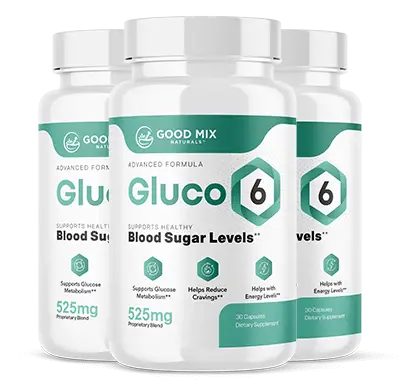 Gluco6 3 bottle package
