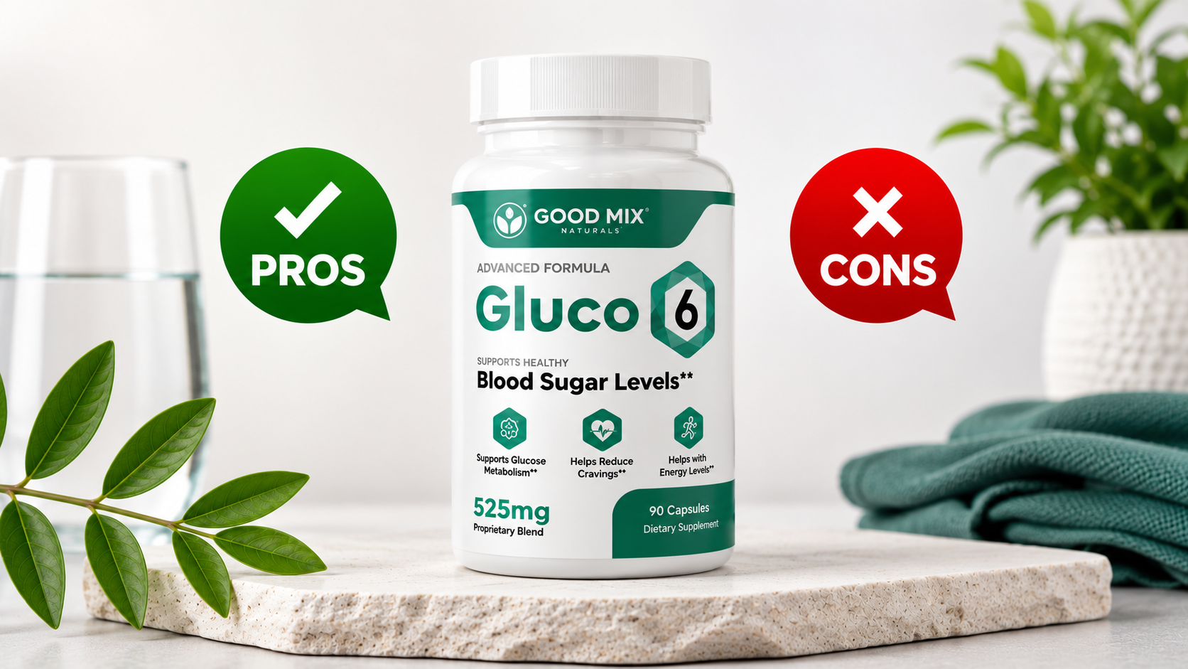 Gluco6 pros and cons